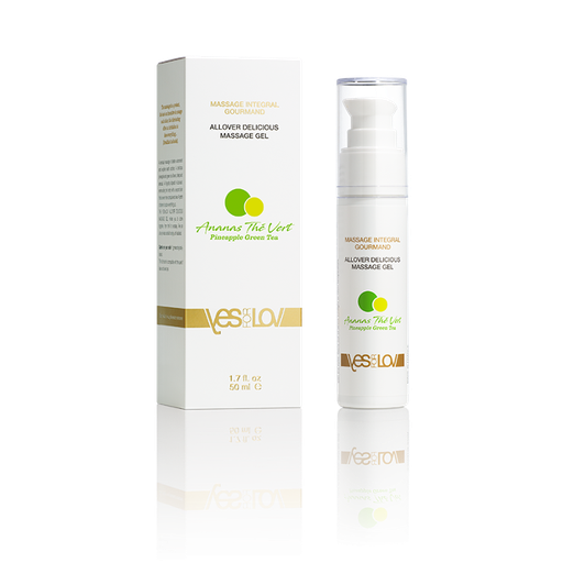 Mousse de massage comestible Ananas /Thé Vert 100ml YFL